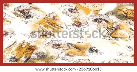 Abstract background dupatta and design