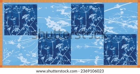 Abstract background dupatta and design