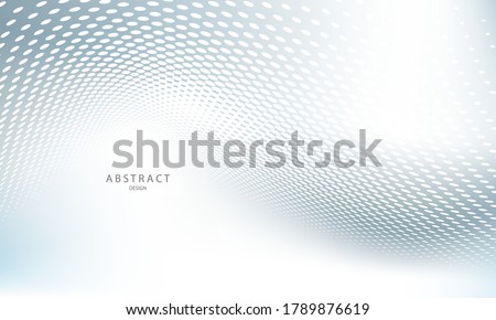 Abstract grey background poster with dynamic waves. technology  network Vector illustration.