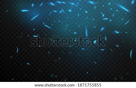 effect Burning hot sparks realistic fire blue flames Сток-фото © 