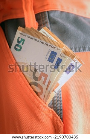 Similar – Image, Stock Photo Got a euro? Concept poverty, begging, begging and borrowing money.