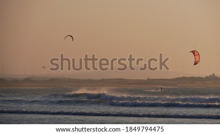 Image, Stock Photo Hazy beach Essaouira