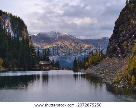 Similar – Image, Stock Photo lake agnes Alberta