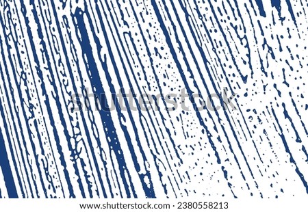 Grunge texture. Distress indigo rough trace. Eminent background. Noise dirty grunge texture. Valuable artistic surface. Vector illustration.