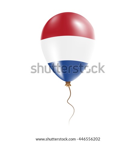 Bonaire, Sint Eustatius and Saba balloon with flag. 