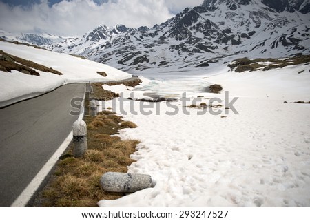 Gavia Pass (Italian: Passo di Gavia) (el. 2621 m.) is a high mountain pass in the Italian Alps. It is the tenth highest paved road in the Alps.