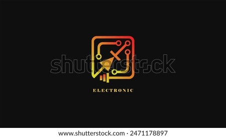 Electronic Circuit Diode for logo