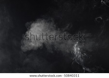Photo of dense smoke cloud