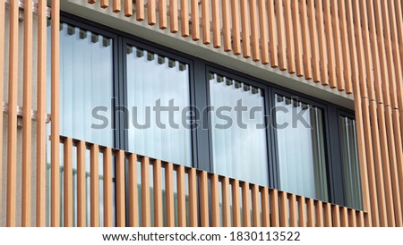 Similar – Image, Stock Photo façade slats Facade