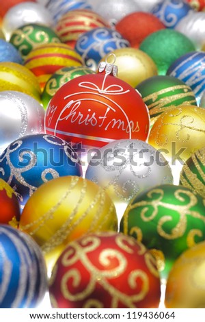 christmas glitter balls