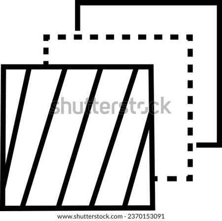 Insulation material icon. house multi layer Insulation vector symbol in black filled and outlined style.