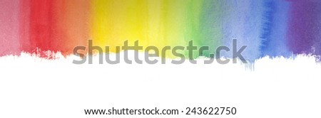 Watercolor spectrum. Rainbow. Abstract background