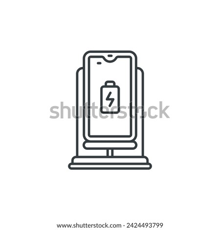 Charging Dock icon, vector illustration