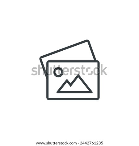 Picture icon, picture vector illustration