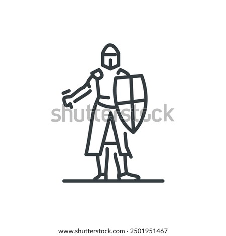 Knight icon, Knight vector illustration