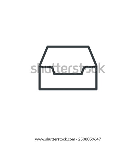 Inbox icon, inbox vector illustration