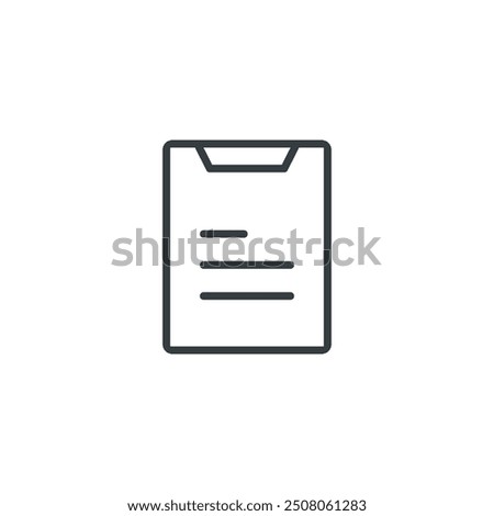 Clipboard icon, clipboard 1 vector illustration