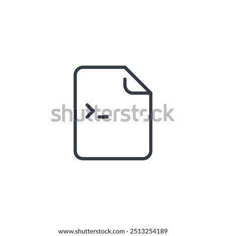 File Code icon, vector illustration