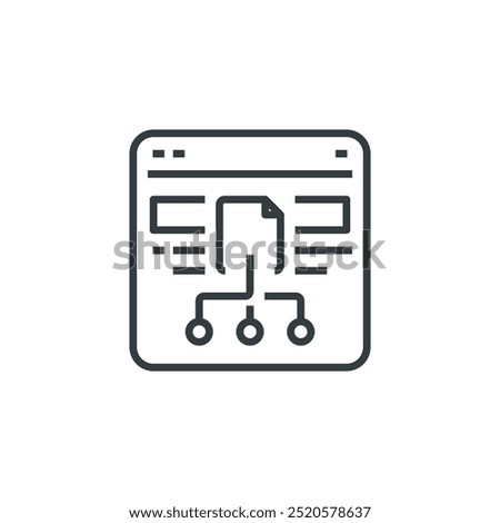 File Sharing icon, vector illustration