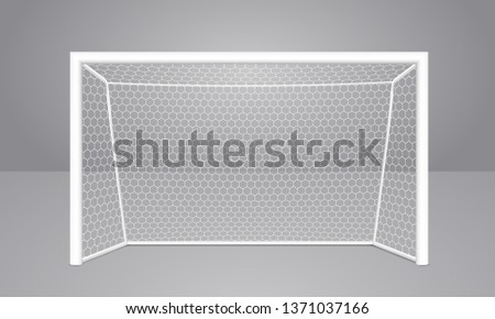 Similar – Image, Stock Photo Mini goals on the football field