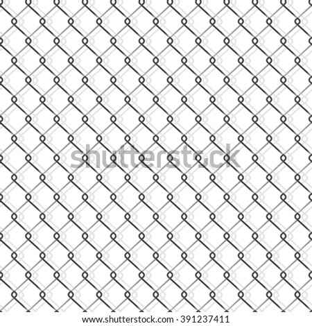 White seamless texture. structure of the realistic mesh fence with shadow. vector background.