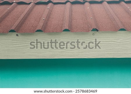 Similar – Image, Stock Photo Red Line Facade Metal