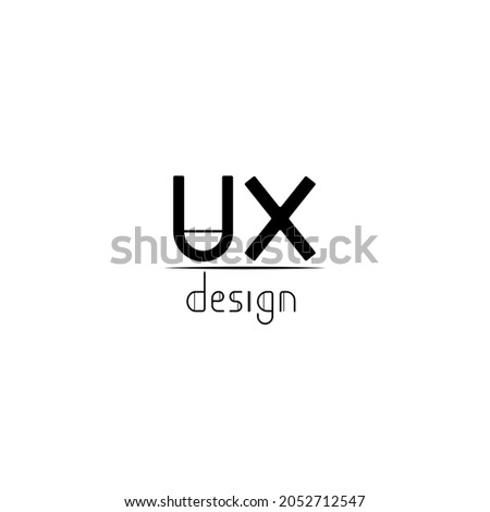 vector logo black ux design