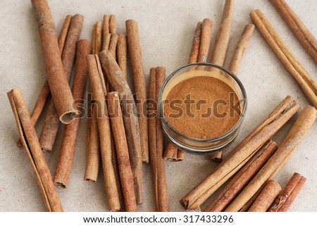Cinnamon stick with Organic Cinnamon Powder