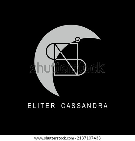 monogram logo design concept that reads elite cassandra