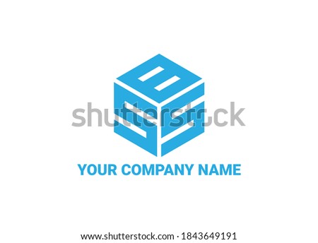 Initial Letter SBS Logo or Icon Design Vector Image Template