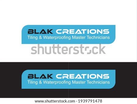 Tiling and Waterproofing Logo or Icon Design Vector Image Template