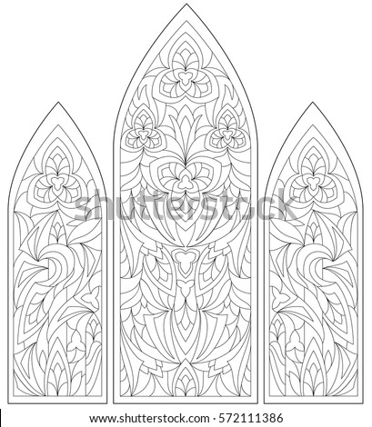 Stained Glass Window Coloring Pages At Getdrawings Free Download