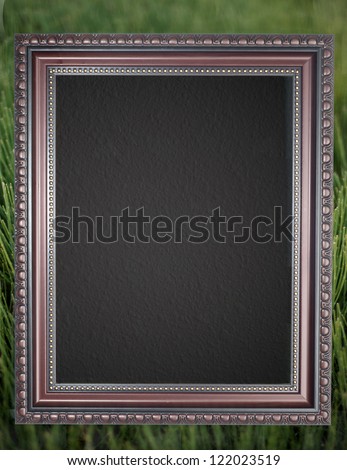 Black blank chalkboard to be used as background or texture