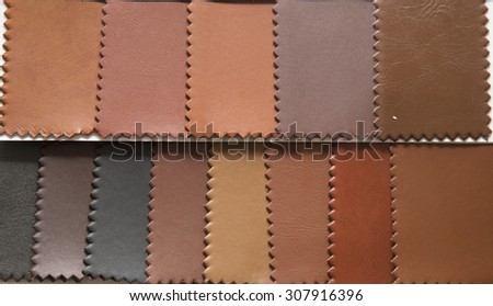 Material leather swatch - Sample material