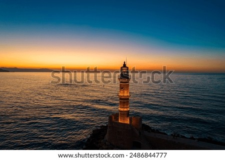 Similar – Image, Stock Photo View of the lighthouse and cliffs at Cape St. Vincent at sunset. Continental Europe’s most South-western point, Sagres, Algarve, Portugal.