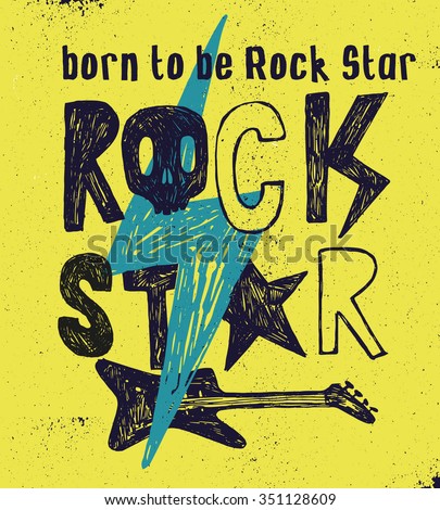 Rock Star Guitar Clipart | Free download on ClipArtMag