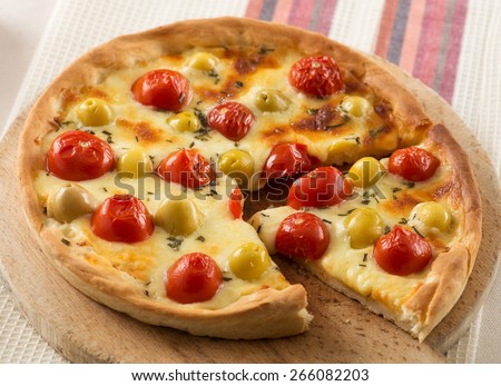 vegetable pizza