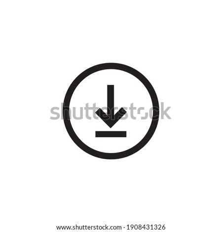 download icon symbol sign vector
