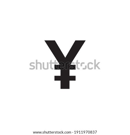 yen icon symbol sign vector