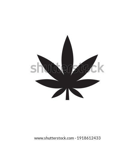 cannabis leaf icon symbol sign vector