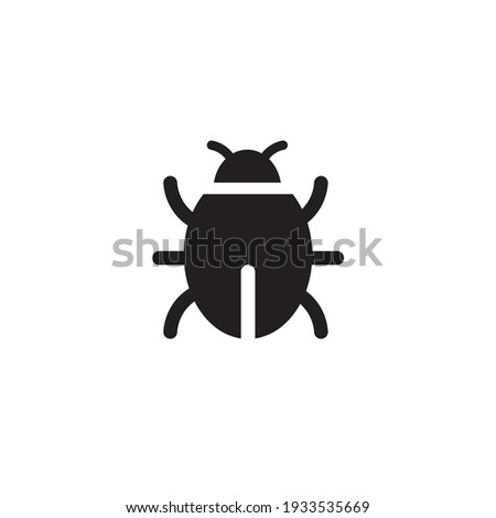 bug icon symbol sign vector