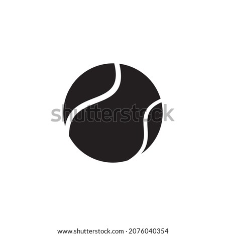 tennisball icon symbol sign vector