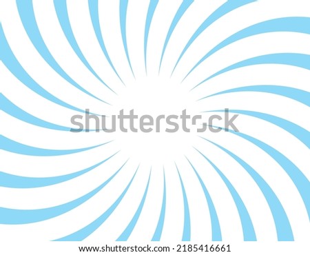 Swirling blue concentrated line illustration