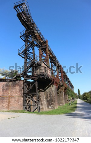 Similar – Image, Stock Photo Landscape park Duisburg Nord industrial culture Germany