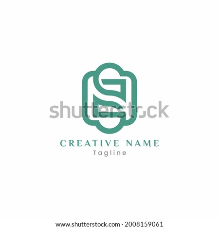 GSN letter of monogram logo for bussiness