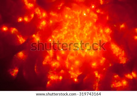 Abstract orange and black background