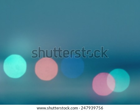 abstract blue background blue and red lights bokeh circles / out of focus