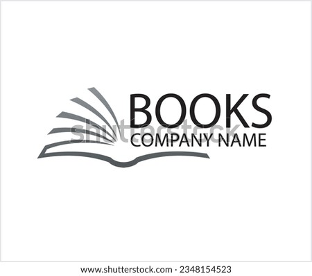 creative open book publishing logo vector design symbol icon illustration