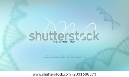 Background with abstract DNA helix. Science Concept for cosmetic or healthcare, medical, biotechnology or chemistry.	