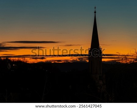 Similar – Image, Stock Photo Church at dusk church